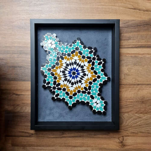 Éclat du Maroc – Tableau Zellige Artisanal - Image 2